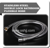 Stainless steel double lock bathroom shower hose