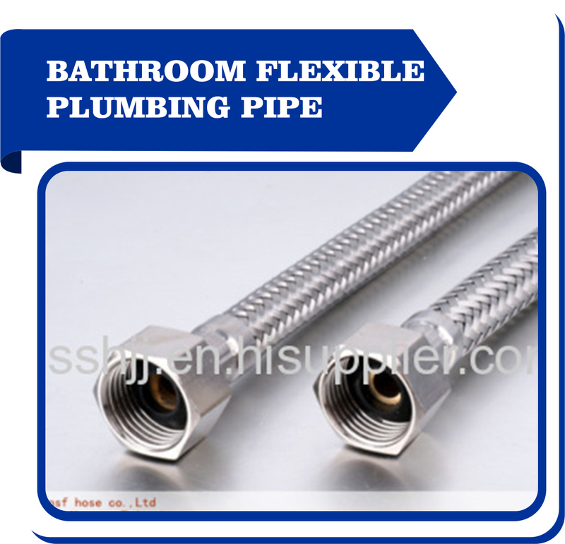 Bathroom flexible plumbing hose