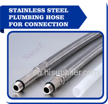 stainless steel plumbing hose for connection